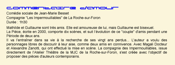 Commentaire scenario